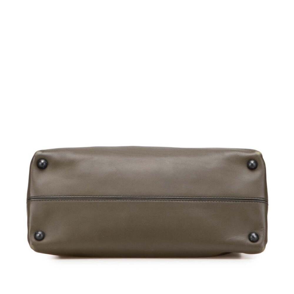 BOTTEGA VENETA Green Leather Intrecciato Shoulder Bag - Picture 3 of 11